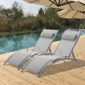 Bali Sun Loungers - Grey